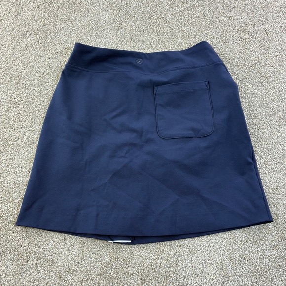 Lilly Pulitzer Luxletic Skort Size S Navy Blue Scallop Trim Golf Tennis Athletic - Picture 7 of 7